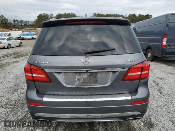 2017 Mercedes-Benz GLS 450 with VIN 4JGDF6EE8HA877859, listed as a Copart auction lot 38980024 with 126,431 mi miles and . Bid and sale history available at DreamBid. Image 6.