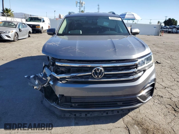 2021 Volkswagen Atlas SE with VIN 1V2MR2CAXMC583185, listed as a Copart auction lot 89405925 with 49,175 mi miles and Salvage title. Bid and sale history available at DreamBid. Image 5.