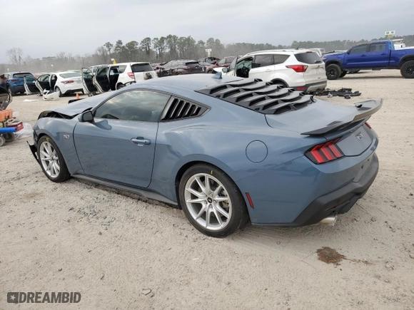 2024 Ford Mustang GT with VIN 1FA6P8CF2R5412060, listed as a Copart auction lot 44703705 with 10,249 mi miles and Salvage Title. Bid and sale history available at carsss.com. Image 2.