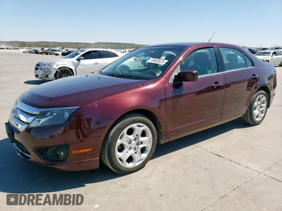2011 Ford Fusion SE with VIN 3FAHP0HA7BR284568, listed as a Copart auction lot 49808625 with 95,821 mi miles and Clean Title. Bid and sale history available at DreamBid. Image 1.