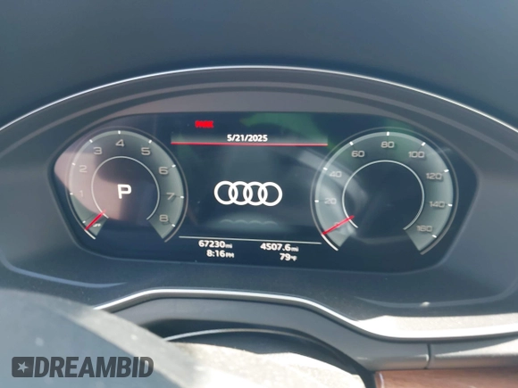 2022 Audi Q5 S line Premium Plus with VIN WA1EAAFY8N2075153, listed as a IAAI auction lot 42317317 with 67,230 mi miles and . Bid and sale history available at DreamBid. Image 7.