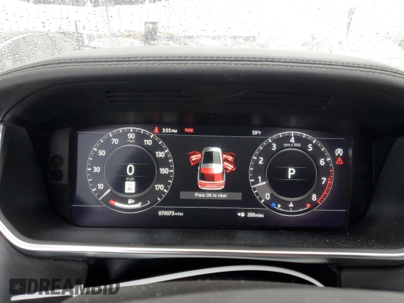 2020 Land Rover Range Rover with VIN SALGS5SE6LA568792, listed as a Copart auction lot 82227594 with 70,073 mi miles and Salvage title. Bid and sale history available at DreamBid. Image 9.