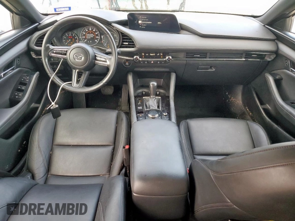 2021 Mazda 3 Preferred with VIN JM1BPBLLXM1346269, listed as a Copart auction lot 64181615 with 64,029 mi miles and Salvage title. Bid and sale history available at DreamBid. Image 8.