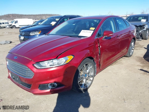 2013 Ford Fusion Titanium with VIN 3FA6P0K95DR163532, listed as a IAAI auction lot 41639418 with 147,371 mi miles. Bid and sale history available at carsss.com. Image 17.