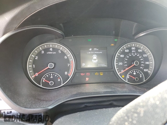 2019 Kia Optima LX with VIN 5XXGT4L33KG276399, listed as a Copart auction lot 49086835 with 77,723 mi miles and Clean title. Bid and sale history available at DreamBid. Image 9.