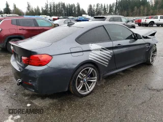 2015 BMW M4 with VIN WBS3R9C52FK330792, listed as a Copart auction lot 46310184 with 0 mi miles. Bid and sale history available at carsss.com. Image 3.
