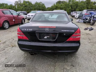 1999 Mercedes-Benz SLK-Class with VIN WDBKK47F5XF094256, listed as a Copart auction lot 75080164 with 0 mi miles and Salvage Title. Bid and sale history available at carsss.com. Image 6.