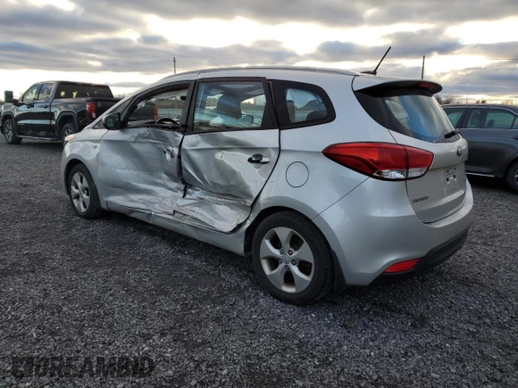 2015 Kia Rondo LX with VIN KNAHT8A38F7093882, listed as a Copart auction lot 80622594 with 166,550 mi miles and Salvage Title. Bid and sale history available at carsss.com. Image 2.