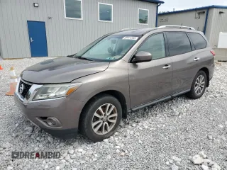 2014 Nissan Pathfinder SV z VIN 5N1AR2MM8EC722756, wystawiony jako Copart lot #58441265 z przebiegiem 142 783 mil mil oraz Czysty tytuł • Clean title. Historia ofert i sprzedaży dostępna na DreamBid. Obrazek 1.