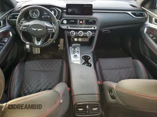 2023 Genesis G70 3.3T with VIN KMTG54TEXPU115465, listed as a Copart auction lot 81239184 with 16,059 mi miles and Salvage Title. Bid and sale history available at DreamBid. Image 8.