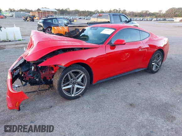 2024 Ford Mustang EcoBoost with VIN 1FA6P8TH3R5134500, listed as a IAAI auction lot 41606977 with 2,369 mi miles and . Bid and sale history available at DreamBid. Image 18.