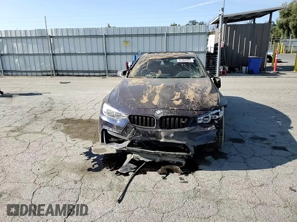 2015 BMW M4 with VIN WBS3R9C50FK335084, listed as a Copart auction lot 61962965 with 142,157 mi miles and Salvage title. Bid and sale history available at DreamBid. Image 13.