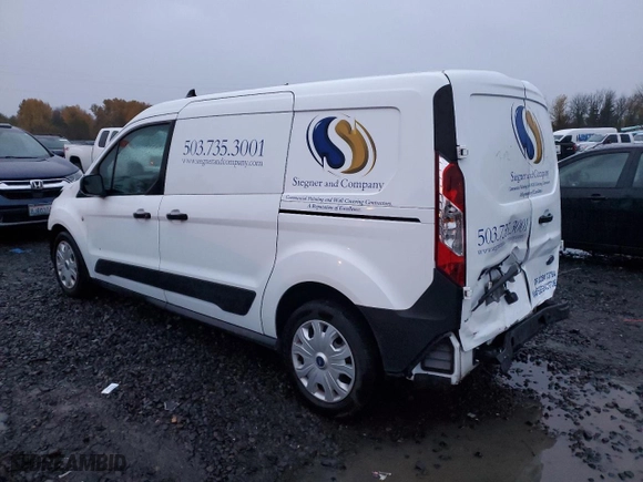 2021 Ford Transit Connect Van XL with VIN NM0LS7E21M1491010, listed as a Copart auction lot 42839745 with 74,518 mi miles and Salvage Title. Bid and sale history available at carsss.com. Image 2.