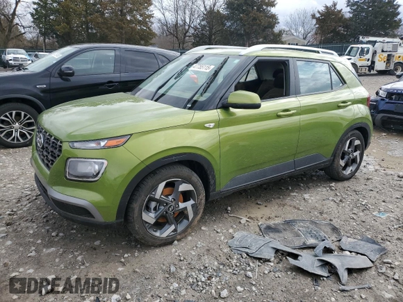 2024 Hyundai Venue Limited with VIN KMHRC8A3XRU324743, listed as a Copart auction lot 47755115 with Not Provided miles and Non Repairable. Bid and sale history available at DreamBid. Image 1.