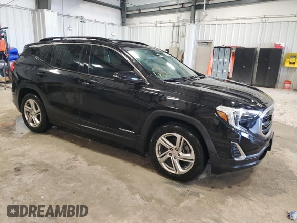 2018 GMC Terrain SLE with VIN 3GKALMEX8JL251950, listed as a Copart auction lot 43560845 with 96,297 mi miles and Clean Title. Bid and sale history available at carsss.com. Image 4.