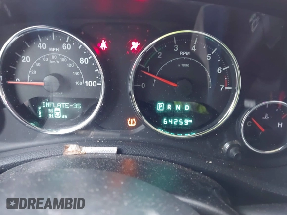 2016 Jeep Wrangler Unlimited 75th Anniversary with VIN 1C4HJWEG3GL181371, listed as a IAAI auction lot 41864965 with 64,259 mi miles and . Bid and sale history available at DreamBid. Image 7.