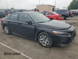 2023 Honda Civic Sedan LX with VIN 2HGFE2F28PH535844, listed as a Copart auction lot 73642394 with 14,261 mi miles and Salvage Title. Bid and sale history available at carsss.com. Image 4.
