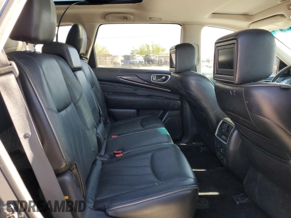 2013 Infiniti JX35 with VIN 5N1AL0MM9DC307014, listed as a Copart auction lot 55523725 with 225,160 mi miles and Salvage Title. Bid and sale history available at DreamBid. Image 11.