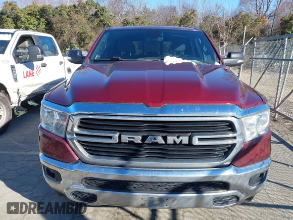 2019 Ram 1500 Big Horn/Lone Star with VIN 1C6SRFFT8KN870451, listed as a IAAI auction lot 41639815 with 100,924 mi miles. Bid and sale history available at carsss.com. Image 12.