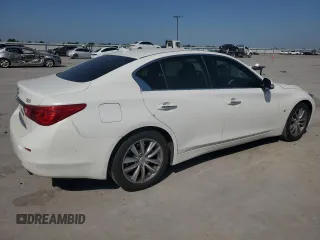 2015 Infiniti Q50 Premium with VIN JN1BV7AP4FM353327, listed as a Copart auction lot 53547505 with 116,344 mi miles and Clean title. Bid and sale history available at DreamBid. Image 3.