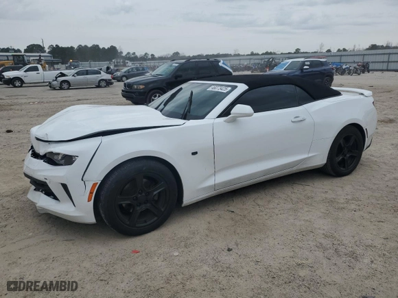 2018 Chevrolet Camaro 1LT with VIN 1G1FB3DSXJ0132193, listed as a Copart auction lot 46073425 with 101,424 mi miles and Salvage Title. Bid and sale history available at carsss.com. Image 1.