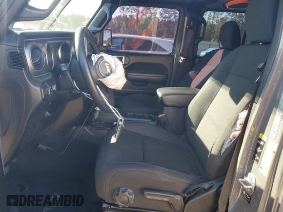2022 Jeep Gladiator Willys with VIN 1C6HJTAG7NL117102, listed as a Copart auction lot 87679075 with 28,196 mi miles and Salvage title. Bid and sale history available at DreamBid. Image 7.