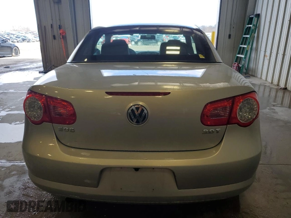 2009 Volkswagen Eos Komfort with VIN WVWBA71F69V010324, listed as a Copart auction lot 48572505 with 103,045 mi miles and Clean Title. Bid and sale history available at DreamBid. Image 6.