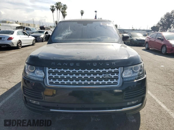 2016 Land Rover Range Rover Supercharged with VIN SALGS2EF7GA279669, listed as a Copart auction lot 50942405 with 95,714 mi miles and Salvage title. Bid and sale history available at DreamBid. Image 5.