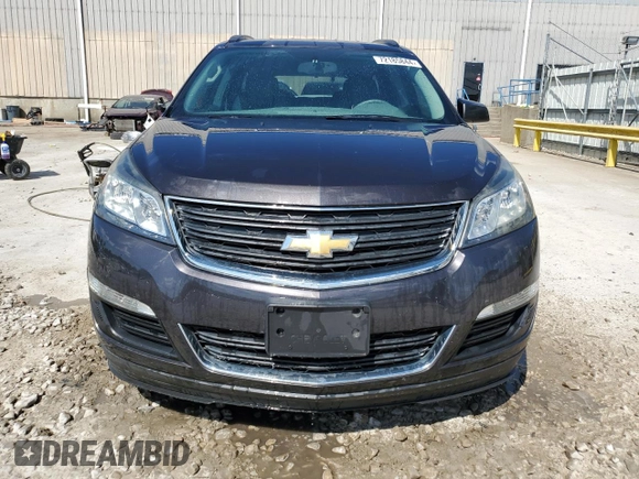 2017 Chevrolet Traverse LS with VIN 1GNKRFED3HJ134530, listed as a Copart auction lot 72185844 with 82,427 mi miles and Salvage Title. Bid and sale history available at DreamBid. Image 5.