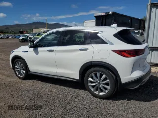 2022 Infiniti QX50 Luxe z VIN 3PCAJ5BA6NF113786, wystawiony jako Copart lot #56567625 z przebiegiem 22 538 mil mil oraz Szkoda całkowita • Salvage title. Historia ofert i sprzedaży dostępna na DreamBid. Obrazek 2.
