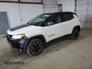 2019 Jeep Compass Trailhawk z VIN 3C4NJDDB2KT739530, wystawiony jako Copart lot #55241795 z przebiegiem 80 541 mil mil oraz Szkoda całkowita • Salvage title. Historia ofert i sprzedaży dostępna na DreamBid. Obrazek 1.