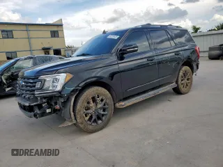 2021 Ford Expedition XLT with VIN 1FMJU1HTXMEA50633, listed as a Copart auction lot 62018335 with 61,166 mi miles and Salvage title. Bid and sale history available at DreamBid. Image 1.