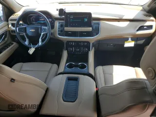 2023 Chevrolet Suburban Premier with VIN 1GNSKFKD8PR381907, listed as a Copart auction lot 66122014 with 13,563 mi miles and . Bid and sale history available at DreamBid. Image 8.
