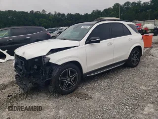 2022 Mercedes-Benz GLE 350 with VIN 4JGFB4JE1NA714240, listed as a Copart auction lot 61038955 with 44,527 mi miles and Salvage title. Bid and sale history available at DreamBid. Image 1.