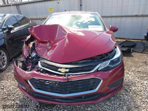2018 Chevrolet Cruze LT with VIN 1G1BE5SM2J7105986, listed as a IAAI auction lot 41848216 with 189,988 mi miles. Bid and sale history available at carsss.com. Image 12.