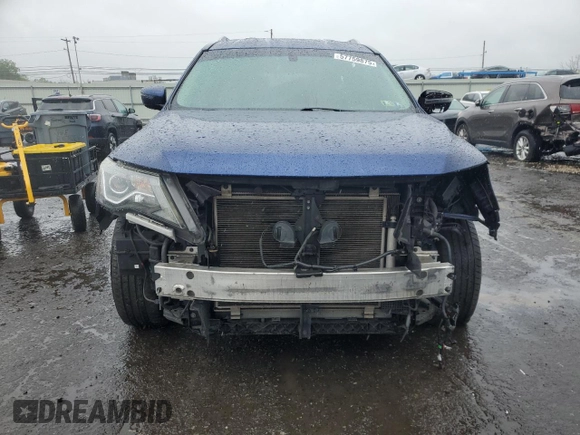 2017 Nissan Pathfinder S z VIN 5N1DR2MM1HC694901, wystawiony jako Copart lot #57759875 z przebiegiem 124 413 mil mil oraz Szkoda całkowita • Salvage title. Historia ofert i sprzedaży dostępna na DreamBid. Obrazek 5.