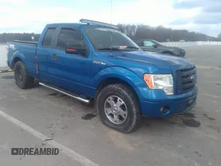 2009 Ford F-150 STX with VIN 1FTRX14849FA11909, listed as a IAAI auction lot 40979039 with 162,013 mi miles. Bid and sale history available at carsss.com. Image 1.