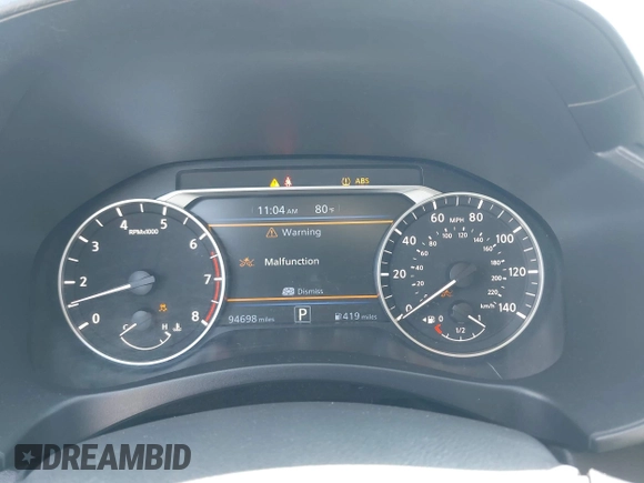 2020 Nissan Altima S z VIN 1N4BL4BV2LC144996, wystawiony jako IAAI lot #42344823 z przebiegiem 94 698 mil mil oraz . Historia ofert i sprzedaży dostępna na DreamBid. Obrazek 7.