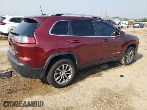 2021 Jeep Cherokee Latitude Lux with VIN 1C4PJMMX0MD200935, listed as a Copart auction lot 59007145 with 67,945 mi miles and Salvage title. Bid and sale history available at DreamBid. Image 3.