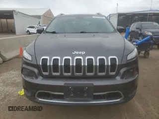 2017 Jeep Cherokee Limited with VIN 1C4PJMDS3HW594350, listed as a Copart auction lot 55573085 with 115,796 mi miles and Salvage title. Bid and sale history available at DreamBid. Image 5.