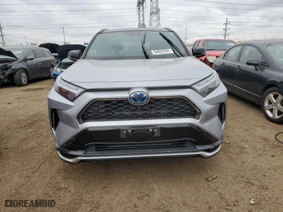 2023 Toyota RAV4 Prime XSE with VIN JTMFB3FV7PD117263, listed as a Copart auction lot 84052264 with NaN miles and Salvage Title. Bid and sale history available at carsss.com. Image 5.