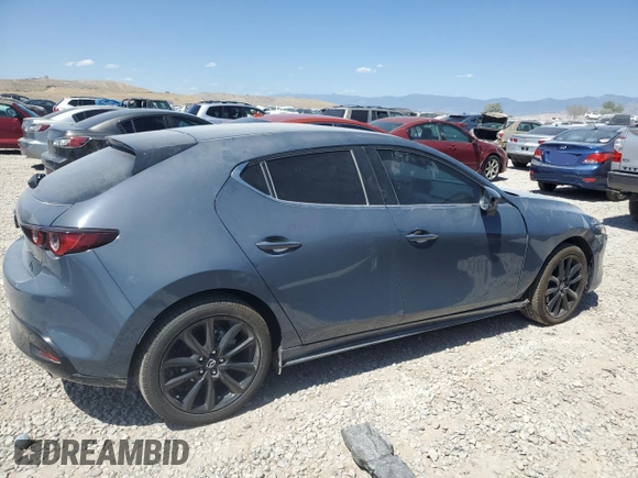 2024 Mazda 3 S Carbon Edition with VIN JM1BPBLM4R1714705, listed as a Copart auction lot 60755095 with 1,879 mi miles and Salvage title. Bid and sale history available at DreamBid. Image 3.