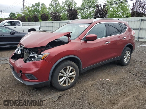 2016 Nissan Rogue SV z VIN JN8AT2MVXGW148617, wystawiony jako Copart lot #57516705 z przebiegiem 166 595 mil mil oraz Szkoda całkowita • Salvage title. Historia ofert i sprzedaży dostępna na DreamBid. Obrazek 1.