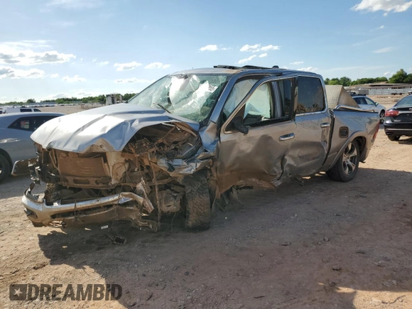 2019 Ram 1500 Laramie z VIN 1C6SRFJT1KN686363, wystawiony jako Copart lot #54934355 z przebiegiem Nie podano mil oraz Szkoda całkowita • Salvage title. Historia ofert i sprzedaży dostępna na DreamBid. Obrazek 1.