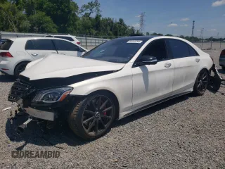 2018 Mercedes-Benz S 63 AMG with VIN WDDUG8JB6JA343764, listed as a Copart auction lot 53315764 with Not Provided miles and Salvage Title. Bid and sale history available at DreamBid. Image 1.