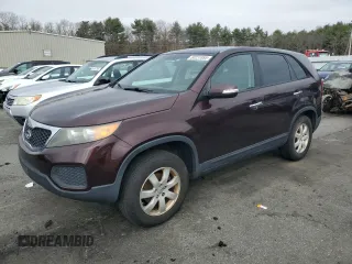 2012 Kia Sorento LX with VIN 5XYKT3A11CG224692, listed as a Copart auction lot 50231895 with 206,875 mi miles and Salvage Title. Bid and sale history available at carsss.com. Image 1.