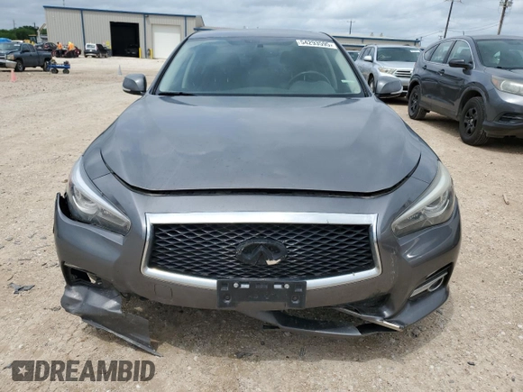 2017 Infiniti Q50 3.0t Premium with VIN JN1EV7AP9HM737636, listed as a Copart auction lot 54293595 with 163,796 mi miles and Clean Title. Bid and sale history available at carsss.com. Image 5.
