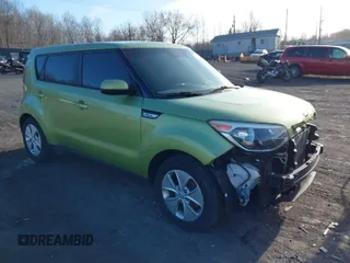 2016 Kia Soul with VIN KNDJN2A25G7821808, listed as a IAAI auction lot 41853110 with 114,854 mi miles. Bid and sale history available at carsss.com. Image 1.