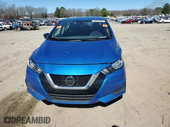2021 Nissan Versa S with VIN 3N1CN8DV0ML907362, listed as a Copart auction lot 46853095 with 51,868 mi miles and Salvage Title. Bid and sale history available at carsss.com. Image 11.