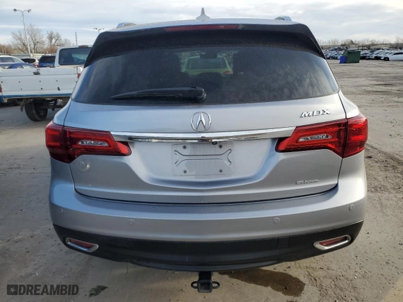 2016 Acura MDX w/Advance with VIN 5FRYD4H90GB022799, listed as a Copart auction lot 48084165 with 166,971 mi miles and Salvage Title. Bid and sale history available at carsss.com. Image 6.